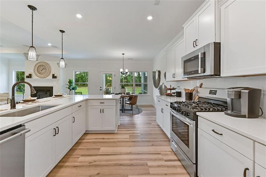 Furnished interior view inside a new home in Sagebrook, Powder Springs (Image 5).