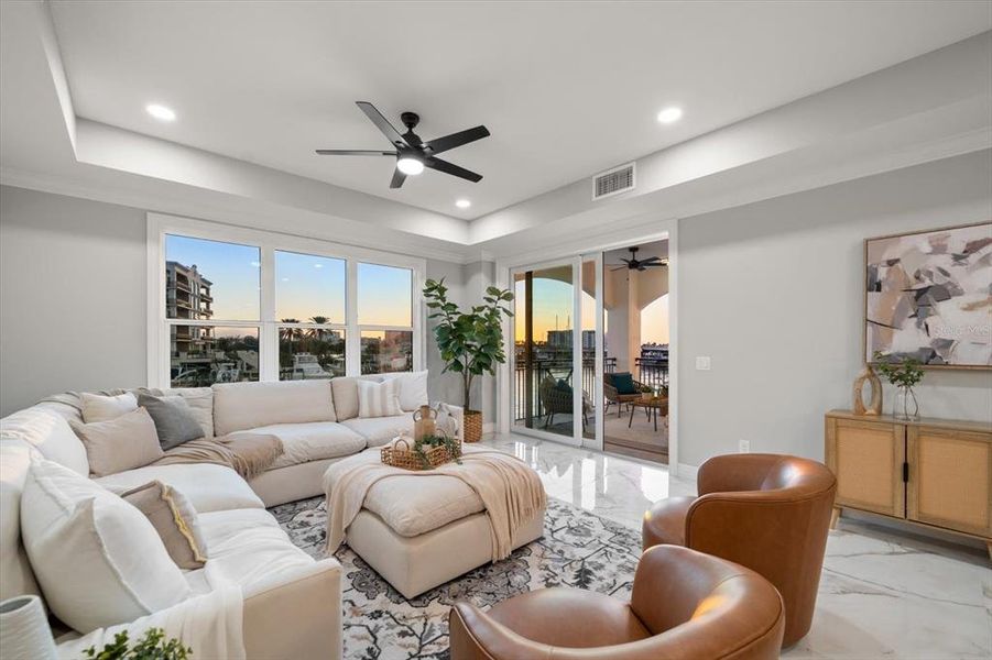 Furnished interior view inside a new home in , Clearwater Beach (Image 6).