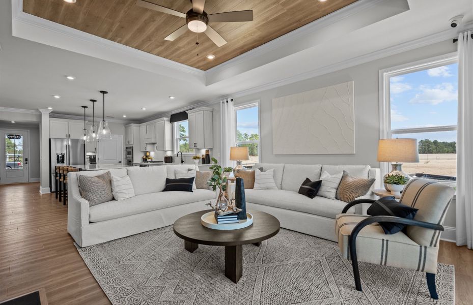 Furnished interior view inside a new home in The Haven at Riverlights, Wilmington (Image 18).