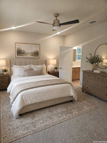 Furnished interior view inside a new home in , Spring Branch (Image 6).