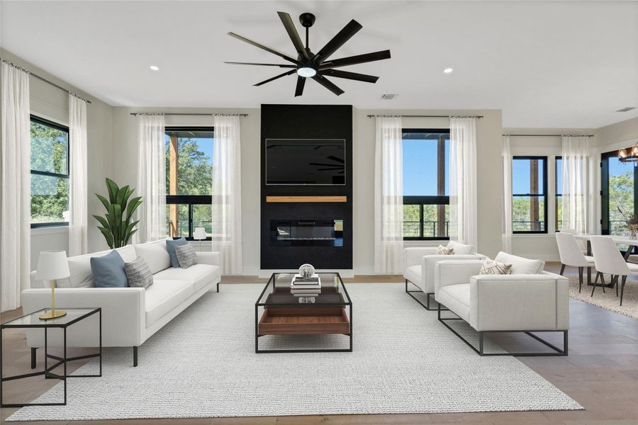 Furnished interior view inside a new home in , Horseshoe Bay (Image 7). Furnished interior view inside a new home in , Horseshoe Bay (Image 7).