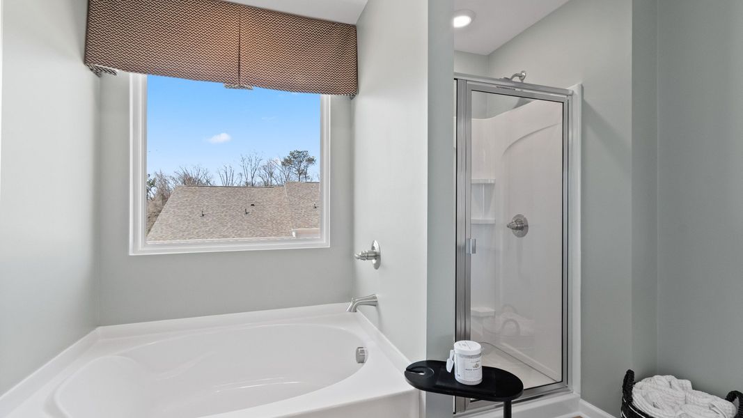 Furnished interior view inside a new home in Bowers Farm Townhomes, McDonough (Image 23).