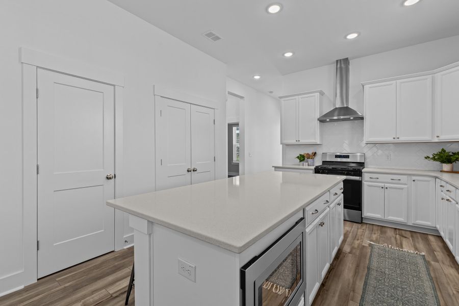 Furnished interior view inside a new home in , Charleston (Image 17).