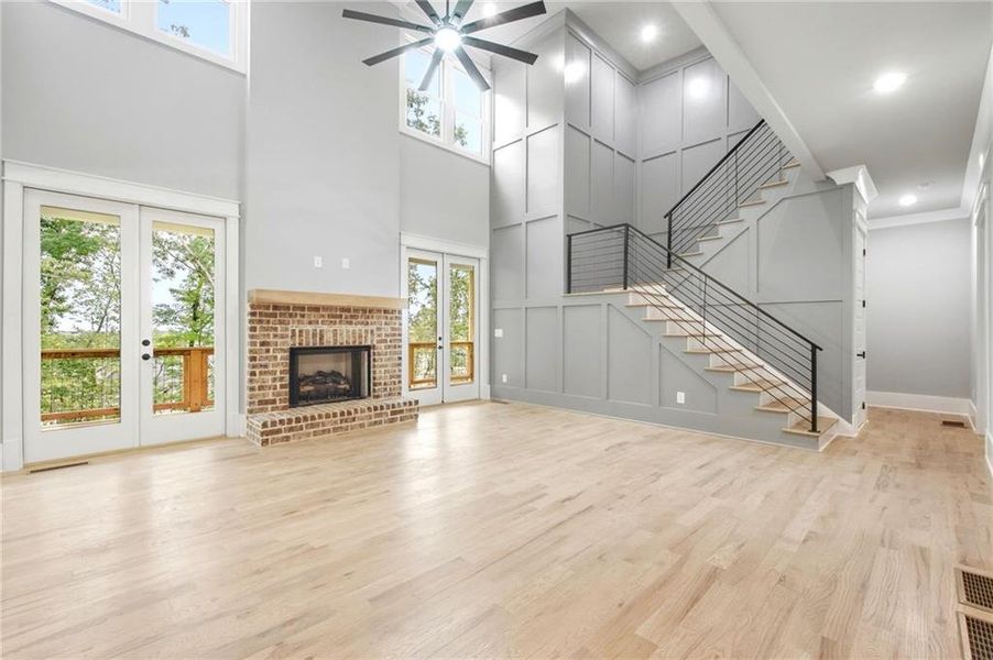 Spacious, unfurnished interior of a new home in , Flowery Branch (Image 51).