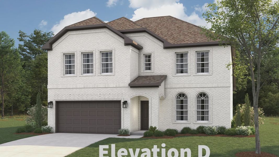 Representative exterior photo of a completed home built from the Seabrook by Stonehollow Homes in Anderson Crossing, Trenton, TX (Image 8). Representative exterior photo of a completed home built from the Seabrook by Stonehollow Homes in Anderson Crossing, Trenton, TX (Image 8).