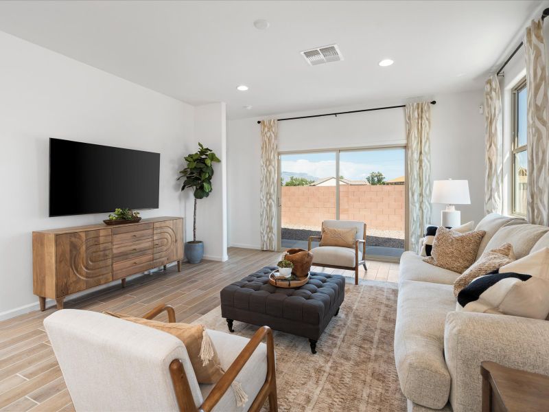 Furnished interior view inside a new home in Summerstone II, Marana (Image 5). Furnished interior view inside a new home in Summerstone II, Marana (Image 5).