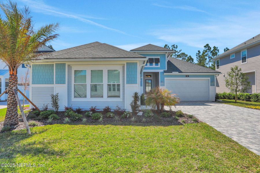 Front exterior of a new home in , Ponte Vedra, FL, highlighting curb appeal (Image 19). Front exterior of a new home in , Ponte Vedra, FL, highlighting curb appeal (Image 19).