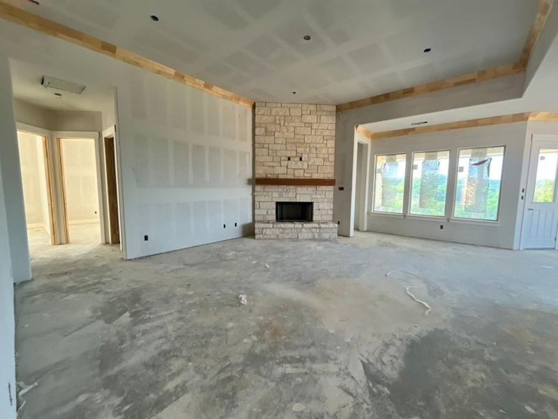In-progress construction of a new home in Eagle Ridge Estates, Weatherford, TX (Image 10).