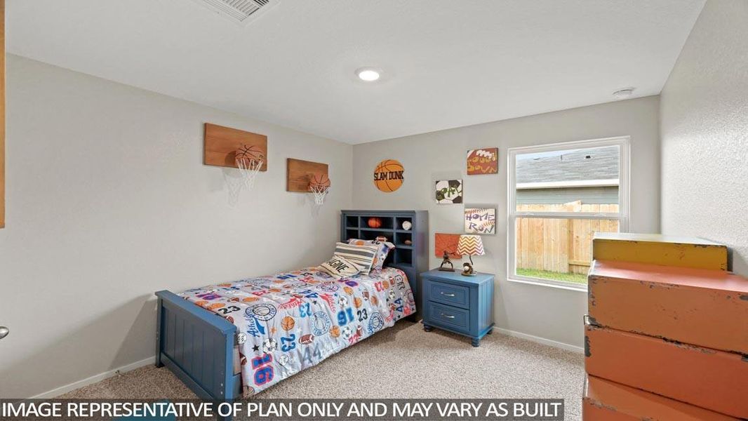 Furnished interior view inside a new home in Porters Mill, New Caney (Image 13).