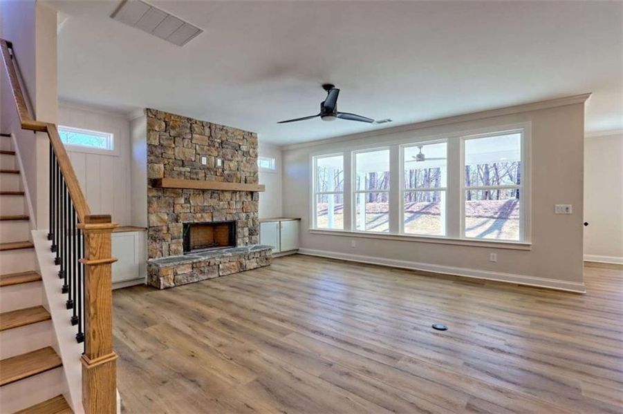 Spacious, unfurnished interior of a new home in , Clarkesville (Image 76).