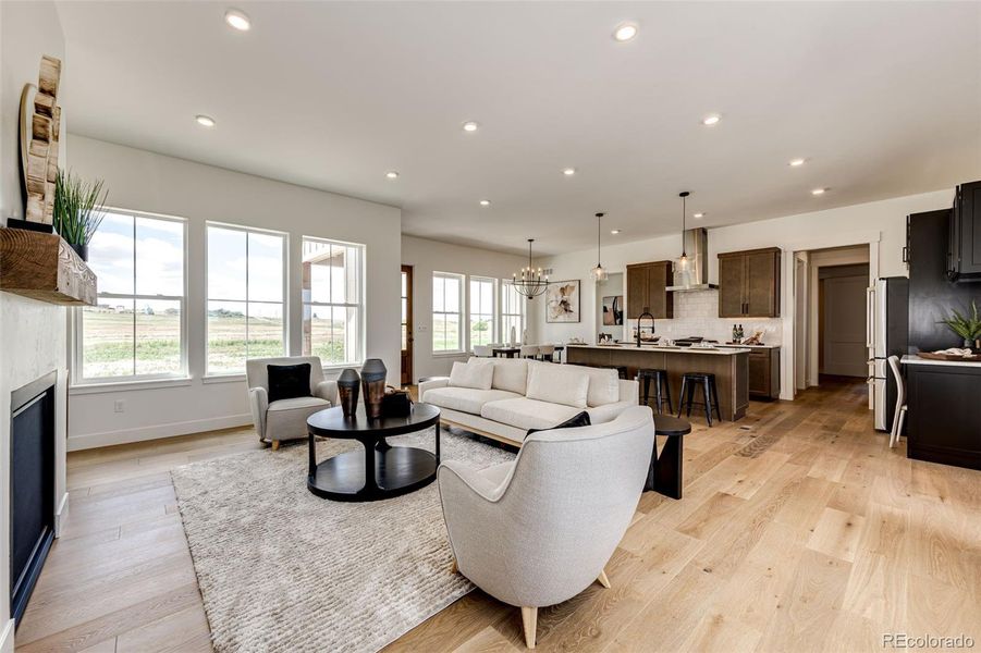 Furnished interior view inside a new home in , Byers (Image 30).