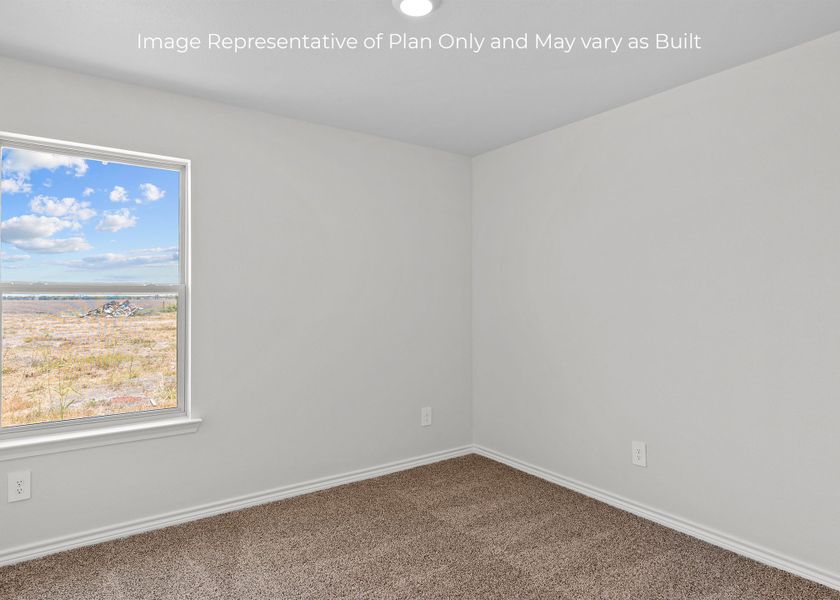 Representative unfurnished interior of a home built from the Fargo by D.R. Horton in London Towne, Corpus Christi (Image 27). Representative unfurnished interior of a home built from the Fargo by D.R. Horton in London Towne, Corpus Christi (Image 27).