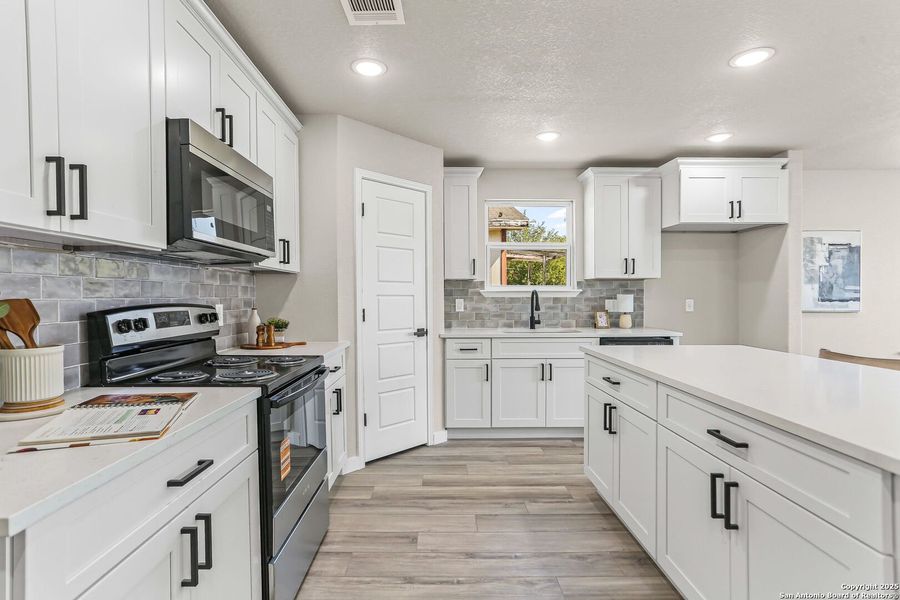 Furnished interior view inside a new home in , San Antonio (Image 11). Furnished interior view inside a new home in , San Antonio (Image 11).