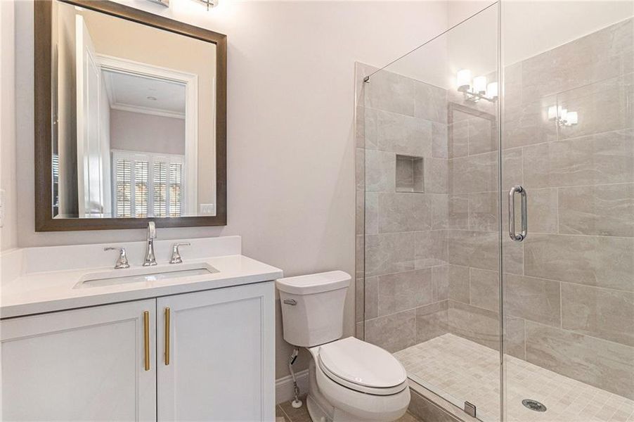 Furnished interior view inside a new home in , Brookhaven (Image 13).