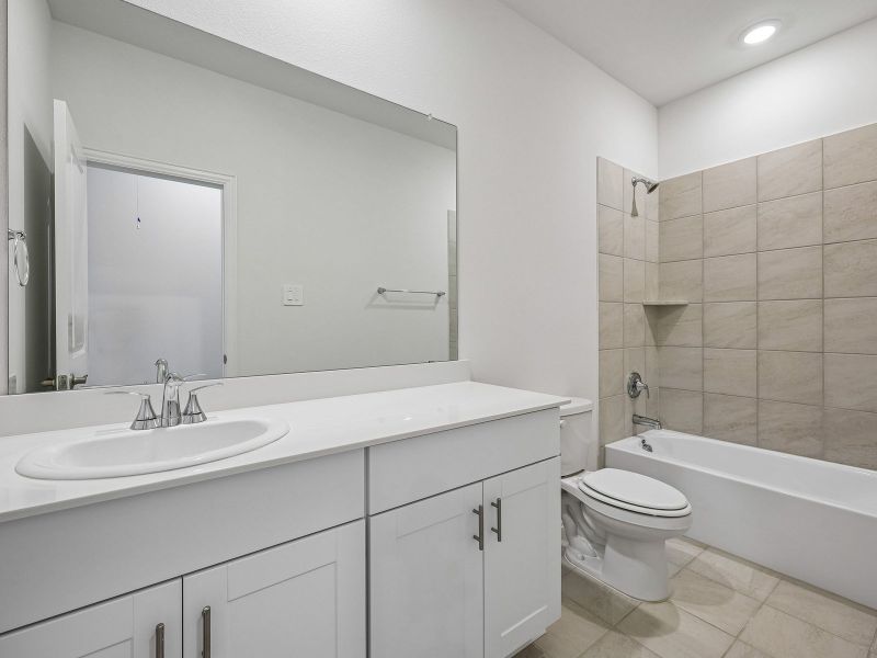 Furnished interior view inside a new home in Stella Hills, Denton (Image 8).