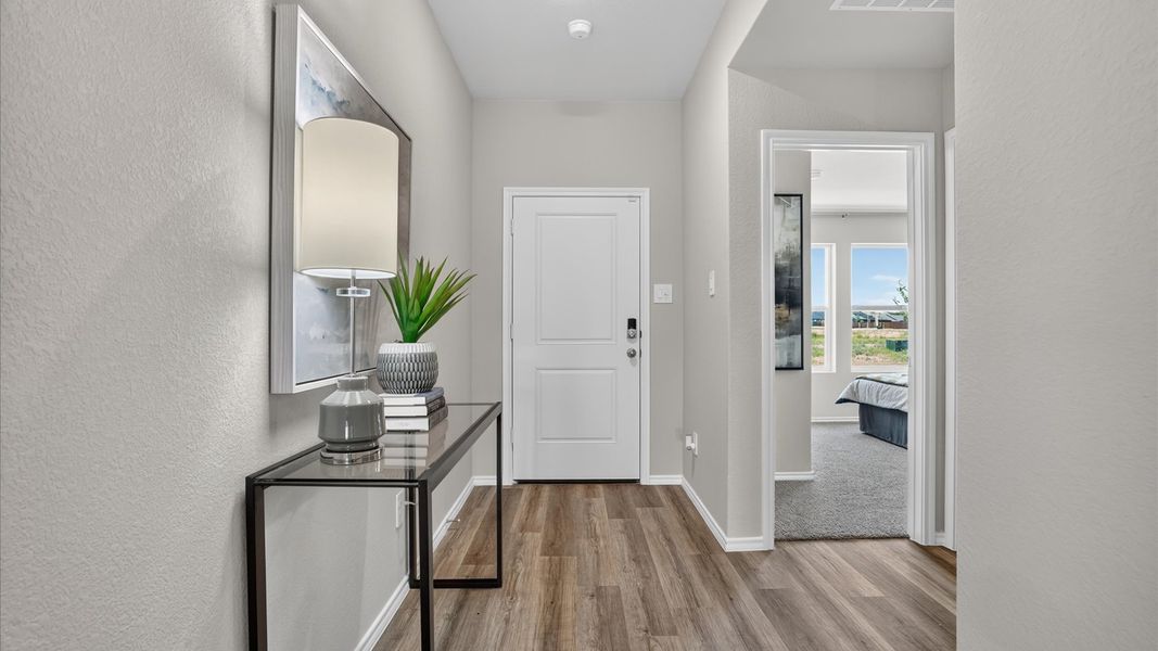 Furnished interior view inside a new home in Townes Landing, Fort Worth (Image 39).