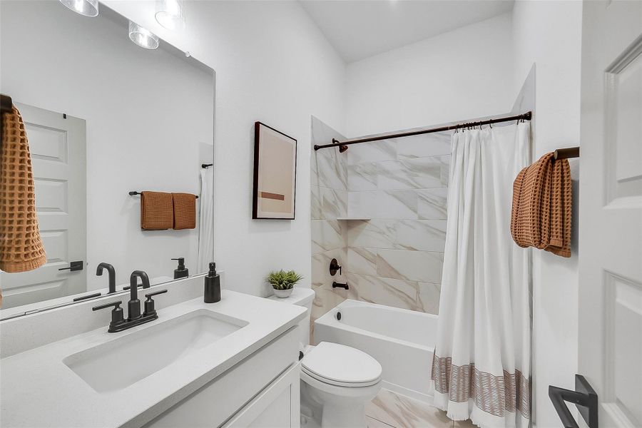 Furnished interior view inside a new home in , Cypress (Image 24).