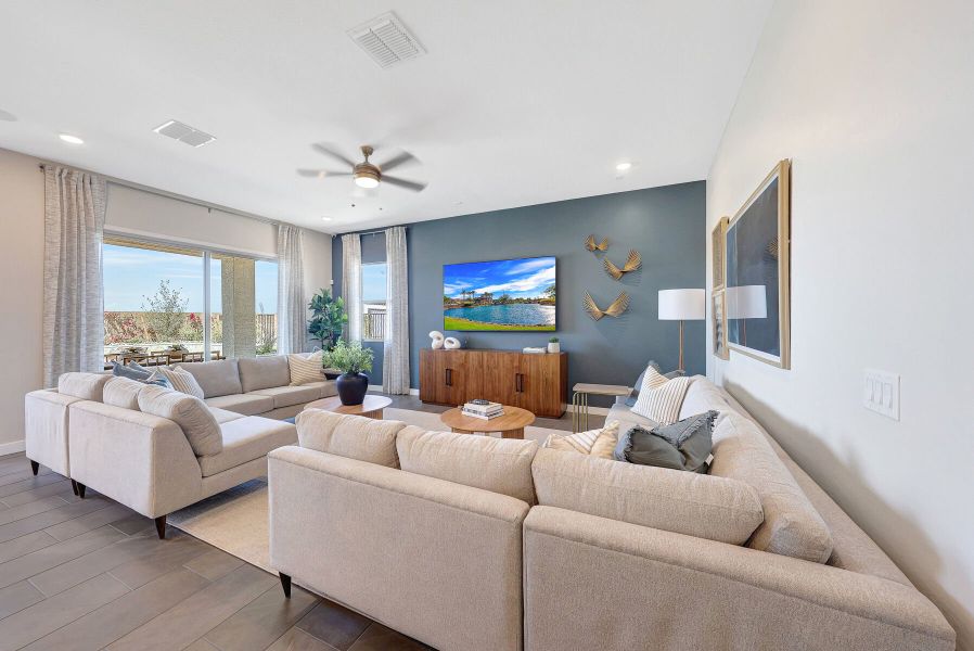 Representative furnished interior of a home built from the Cobalt by Mattamy Homes in Landmarke, Queen Creek (Image 31).