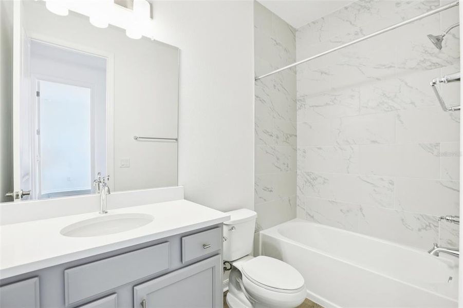 Furnished interior view inside a new home in Isla Mirada, San Antonio (Image 36).