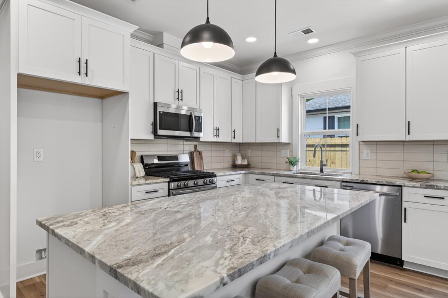 Furnished interior view inside a new home in , North Charleston (Image 12).