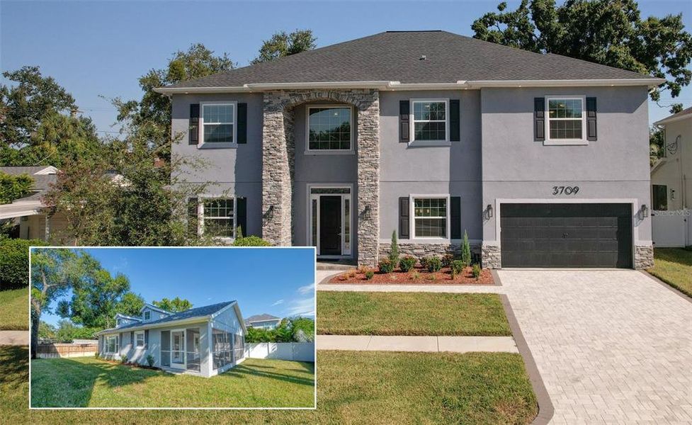 Exterior details and patio area of a home in , Tampa (Image 24).