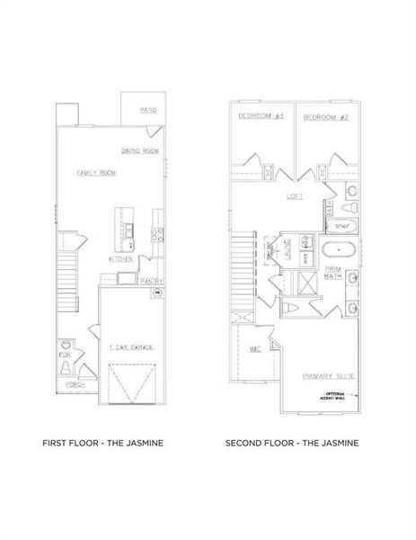 2D floor plan layout of this home in Carolina, Palmetto, GA (Image 5).