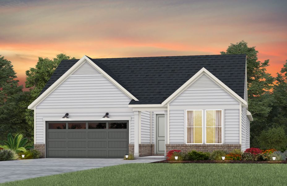 Front exterior of a home in the Forest Creek community, located in Waxhaw, NC (Image 11).