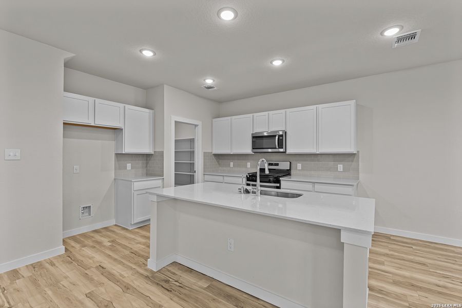 Furnished interior view inside a new home in Summerlin, San Antonio (Image 7).