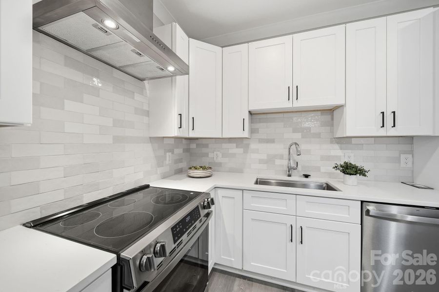 Furnished interior view inside a new home in , Charlotte (Image 17).