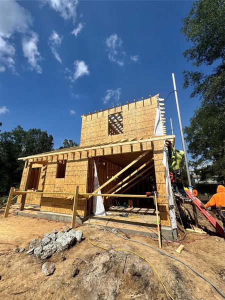 In-progress construction of a new home in , Conroe, TX (Image 6). In-progress construction of a new home in , Conroe, TX (Image 6).