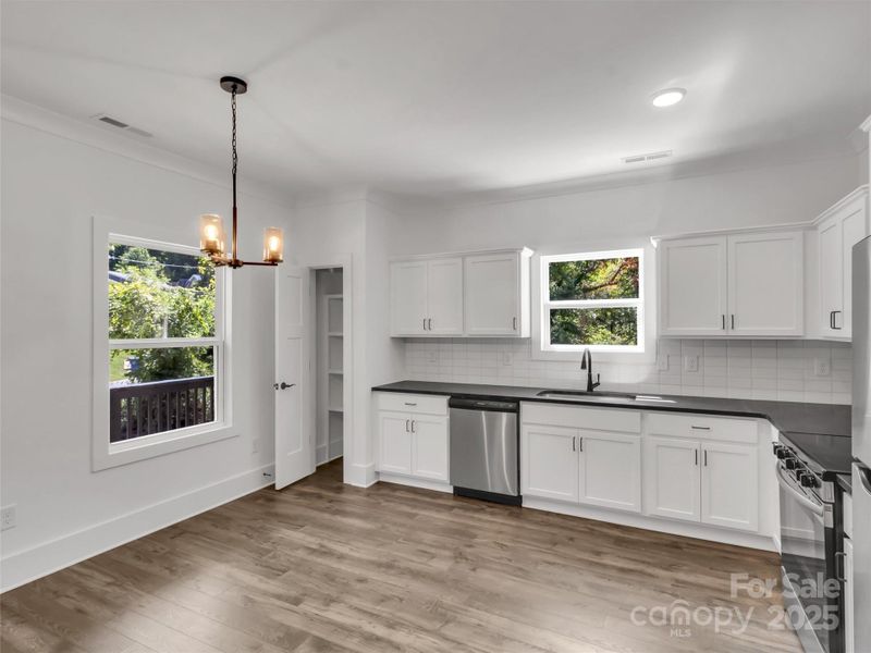 Furnished interior view inside a new home in , Asheville (Image 2).
