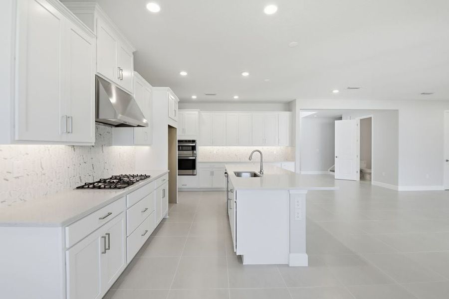 Representative furnished interior of a home built from the Cumberland by Taylor Morrison in Harvest at Ovation, Winter Garden (Image 33).