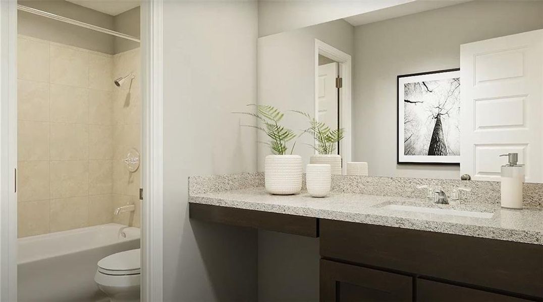 Furnished interior view inside a new home in Deer Creek, Fort Worth (Image 28). Furnished interior view inside a new home in Deer Creek, Fort Worth (Image 28).