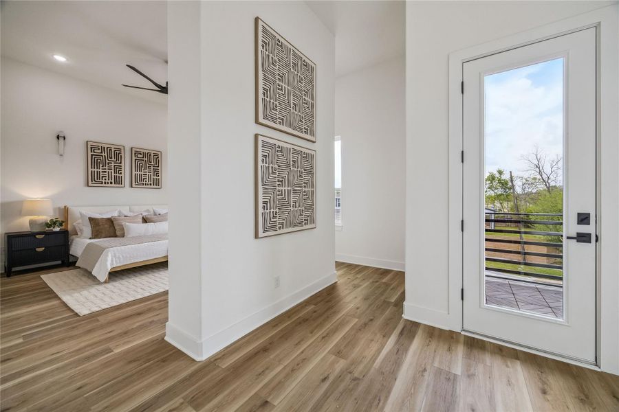 Furnished interior view inside a new home in , Houston (Image 7).