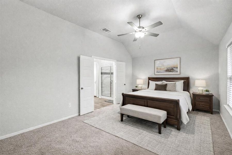 Furnished interior view inside a new home in , Fort Worth (Image 5).