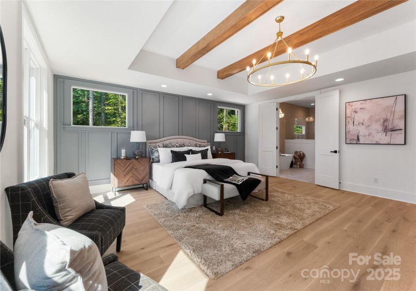 Furnished interior view inside a new home in , Denver (Image 10).