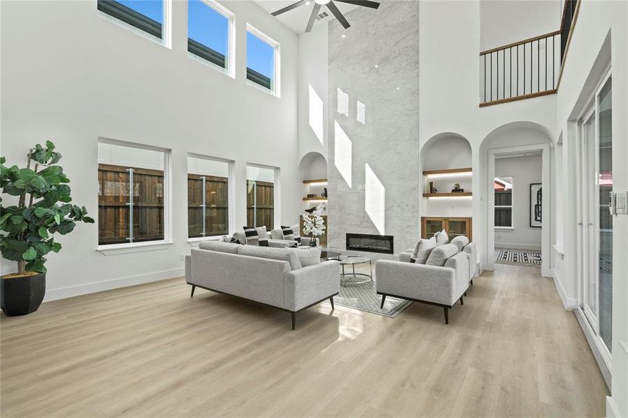 Furnished interior view inside a new home in , Dallas (Image 13).