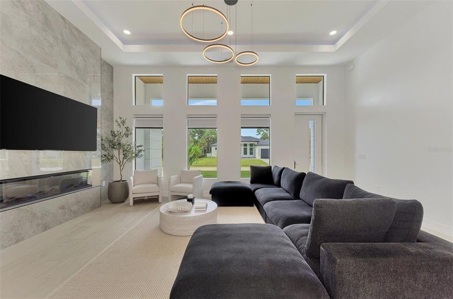 Furnished interior view inside a new home in , North Port (Image 65).