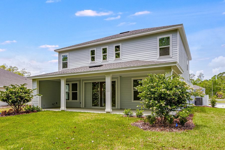 Exterior details and patio area of a home in Osprey Cove, St. Marys (Image 4). Exterior details and patio area of a home in Osprey Cove, St. Marys (Image 4).