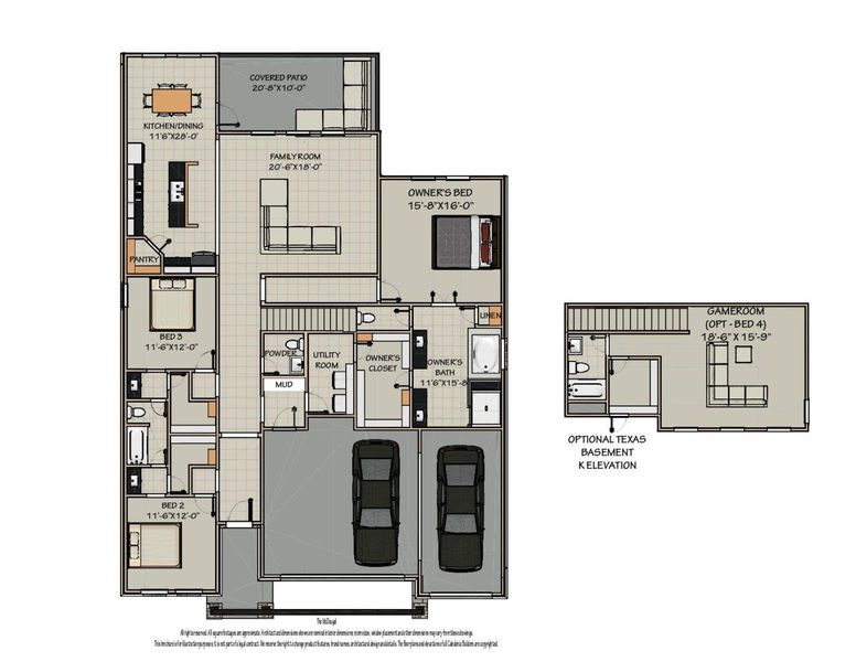 Visualize the spacious layout of this property with its dedicated kitchen/dining area and family room. Visualize the spacious layout of this property with its dedicated kitchen/dining area and family room.