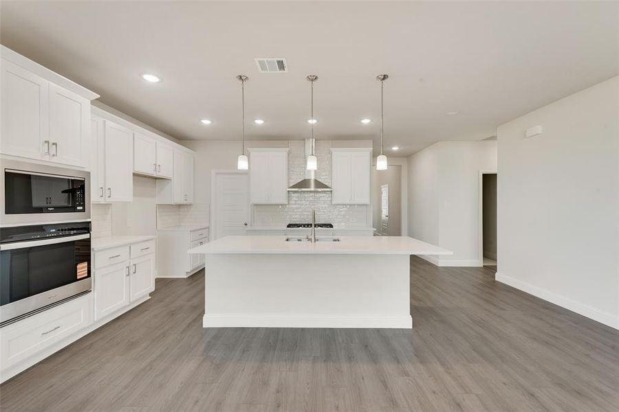 Furnished interior view inside a new home in Wildflower Ranch, Justin (Image 7).
