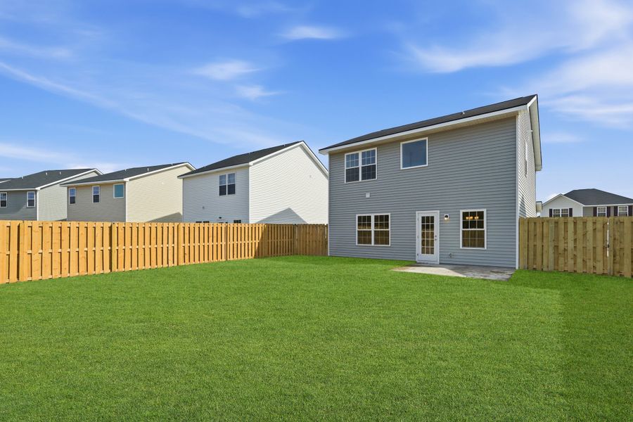 Representative exterior details of a home built from the The Stacy by RTS Homes in Grand Reserve, Hinesville (Image 3). Representative exterior details of a home built from the The Stacy by RTS Homes in Grand Reserve, Hinesville (Image 3).