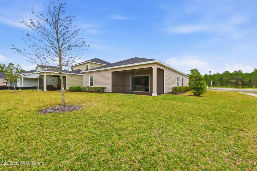 Exterior details and patio area of a home in St Augustine Lakes: St Augustine Lakes 50S, St. Augustine (Image 3). Exterior details and patio area of a home in St Augustine Lakes: St Augustine Lakes 50S, St. Augustine (Image 3).
