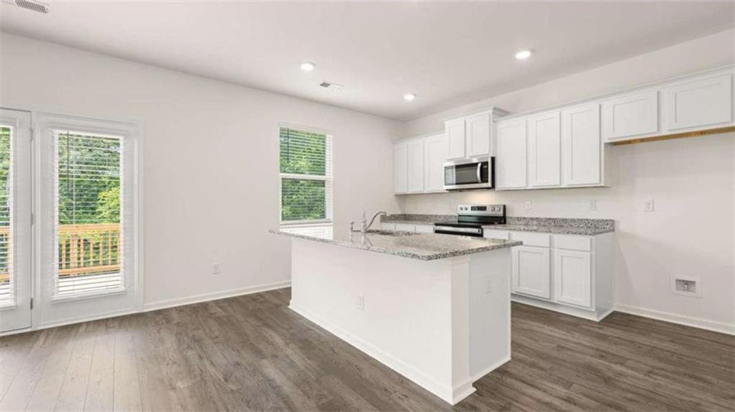 Furnished interior view inside a new home in Brooks Village, Dacula (Image 16).