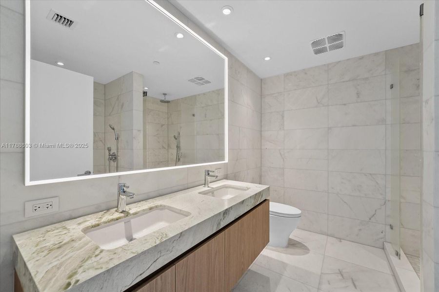 Furnished interior view inside a new home in Five Park, Miami Beach (Image 4). Furnished interior view inside a new home in Five Park, Miami Beach (Image 4).