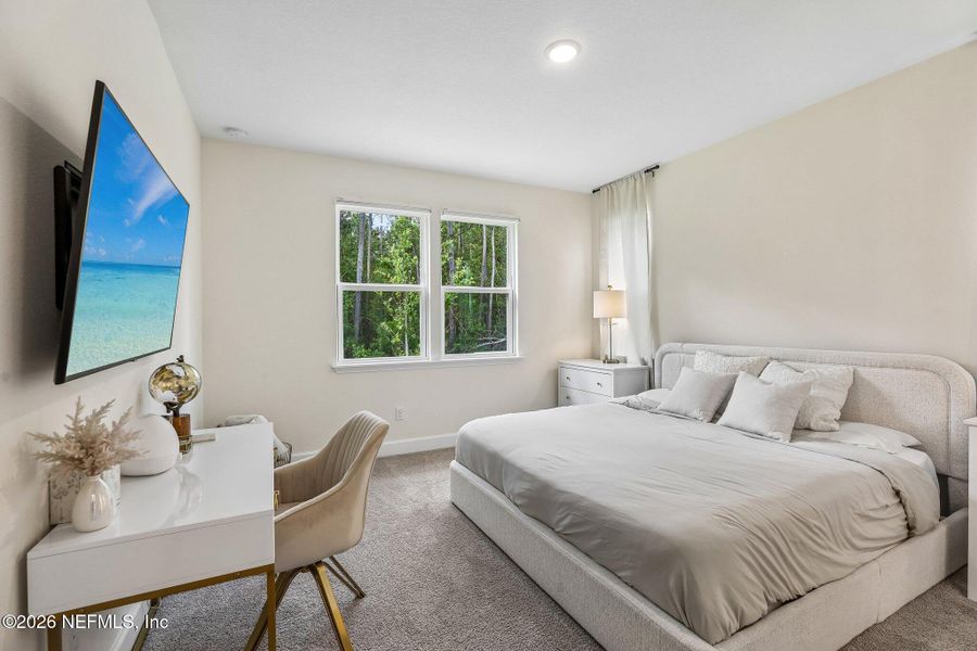 Furnished interior view inside a new home in Seasons at Morada, St. Augustine (Image 18).