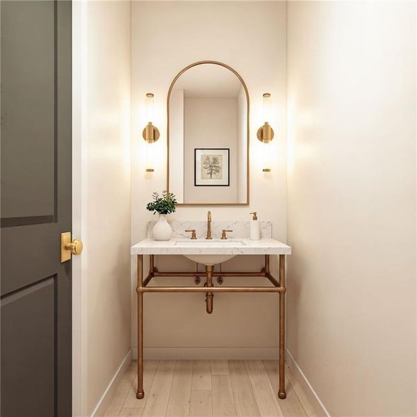 Furnished interior view inside a new home in , Alpharetta (Image 15).