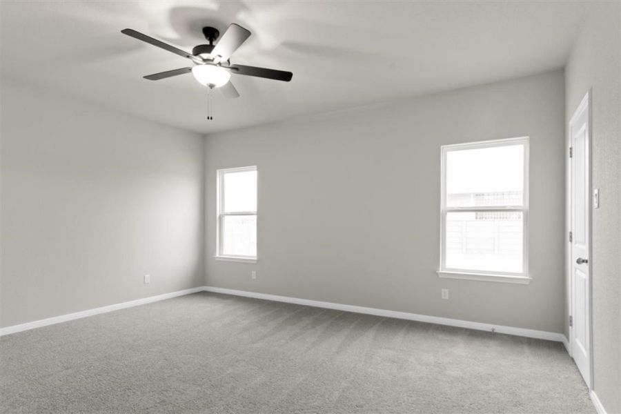 Representative unfurnished interior of a home built from the Ford by Pacesetter Homes in Village at Manor Commons, Manor (Image 13).