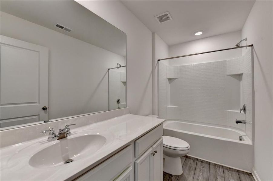 Furnished interior view inside a new home in , Braselton (Image 16).