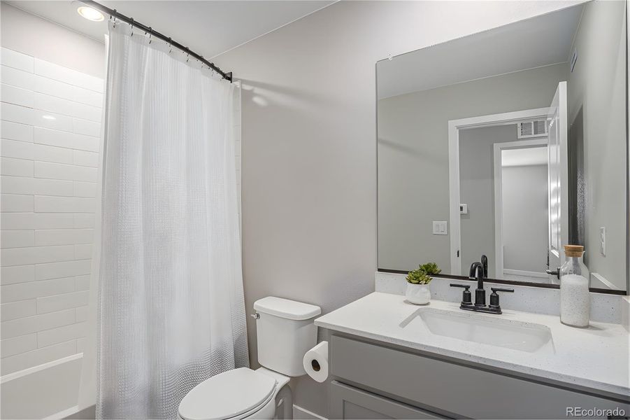Furnished interior view inside a new home in Second Creek Farm, Commerce City (Image 9).